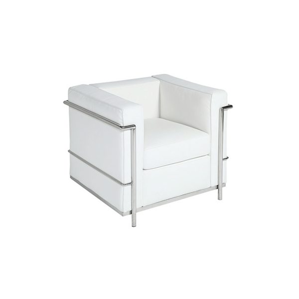 Lounge Chair - "Le Corb" White