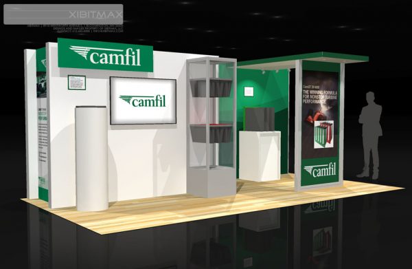CAMF001 - 10x20 Trade Show Exhibit Rental