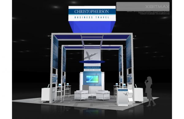 Christopherson Business Travel â 30Ã30 Trade Show Booth Rental