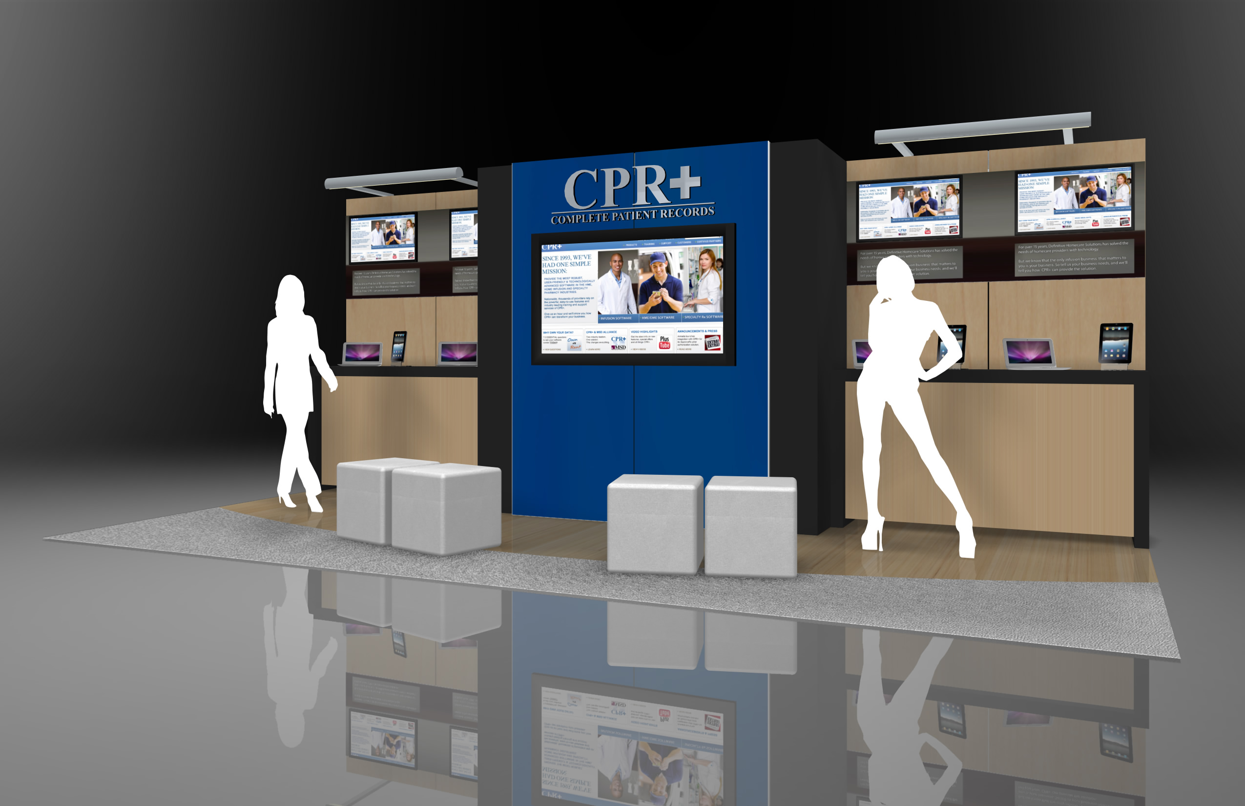 CPR+002 - 10x20 Trade Show Booth Rental