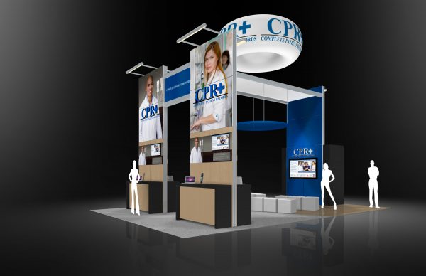CPR+003 - 20x30 Trade Show Booth Rental