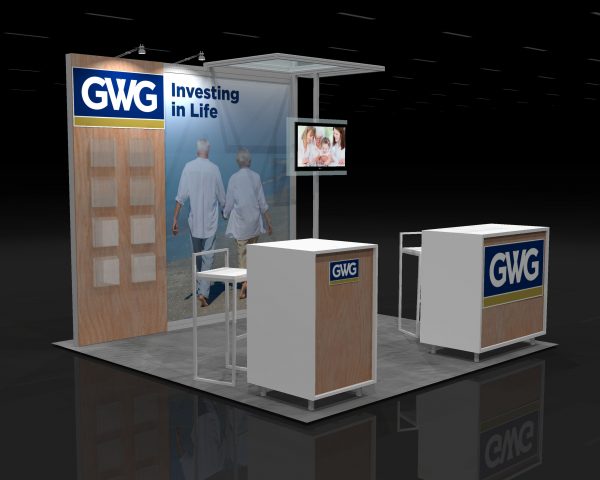 LAWN001 - 10x10 Trade Show Booth Rental