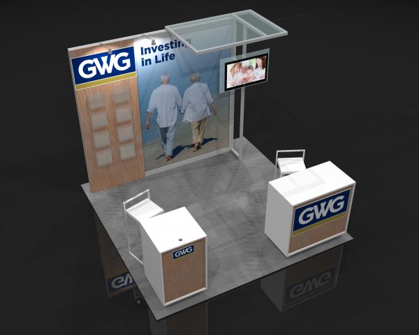 LAWN001 - 10x10 Trade Show Booth Rental