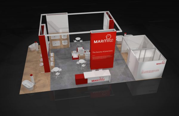 MARM00A - 30x50 Rental Booth Exhibit
