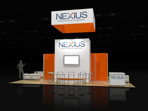 NEXI003 - 20x30 Trade Show Exhibit Rental