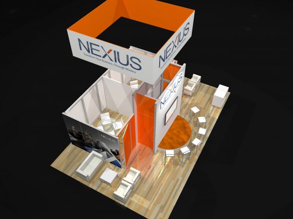 NEXI003 - 20x30 Trade Show Exhibit Rental