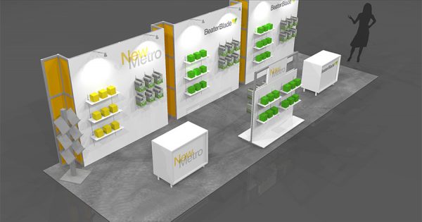 NMHT003 – 10×30 Trade Show Booth Rental – Exhibitrents – Display ...