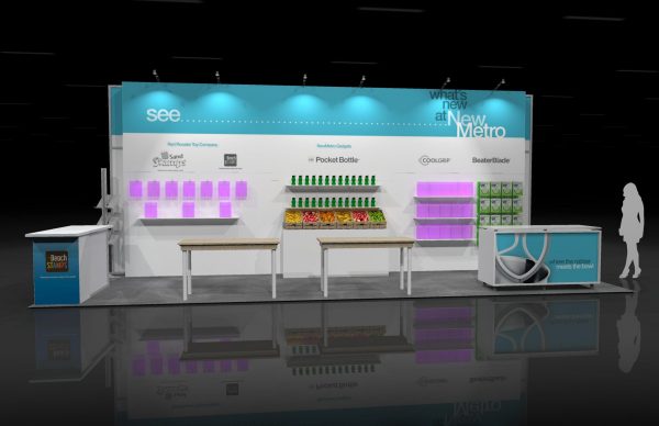 NMHT 003 - 10x30 In-Line Trade Show Booth Rental