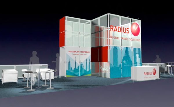 RADI001 - 20x50 Trade Show Booth Rental