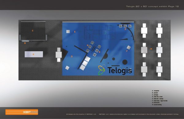 TELO001 - 20x50 Trade Show Display Rental